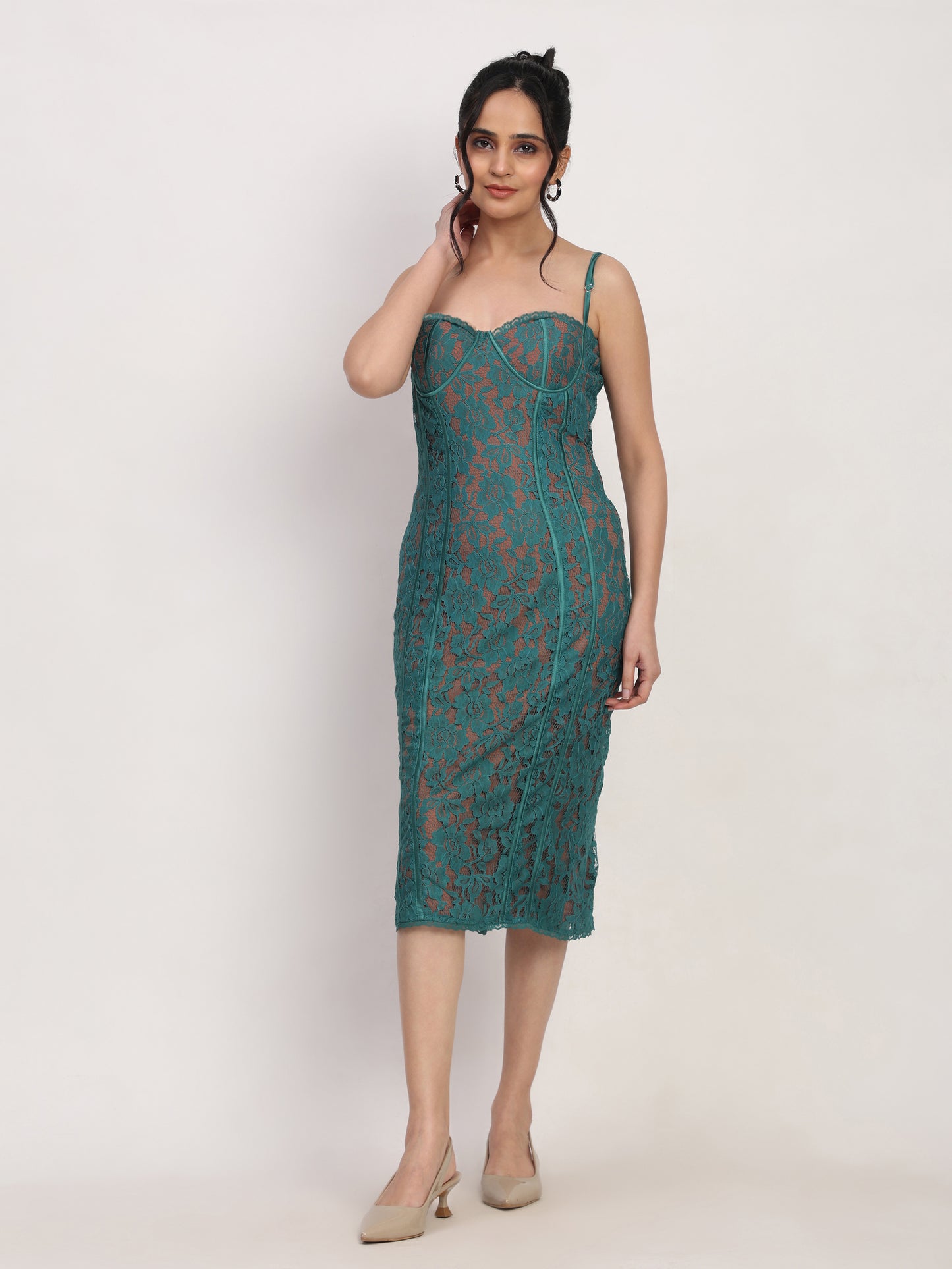 Glitzy Midi Dress