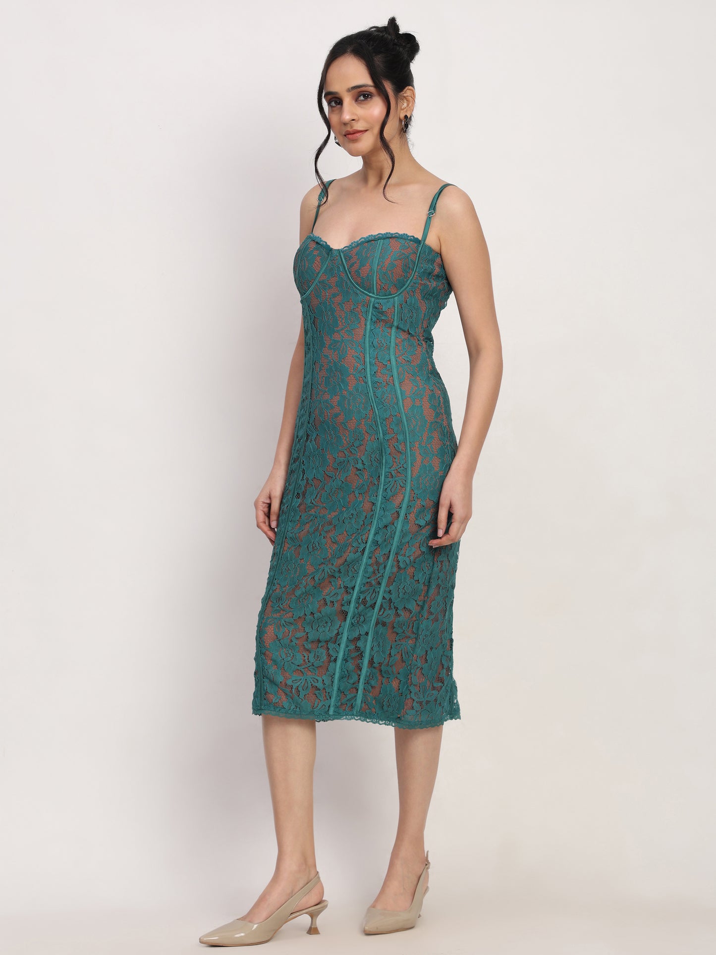 Glitzy Midi Dress