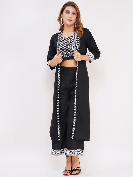 Women's 3-Piece Outfit Set Black