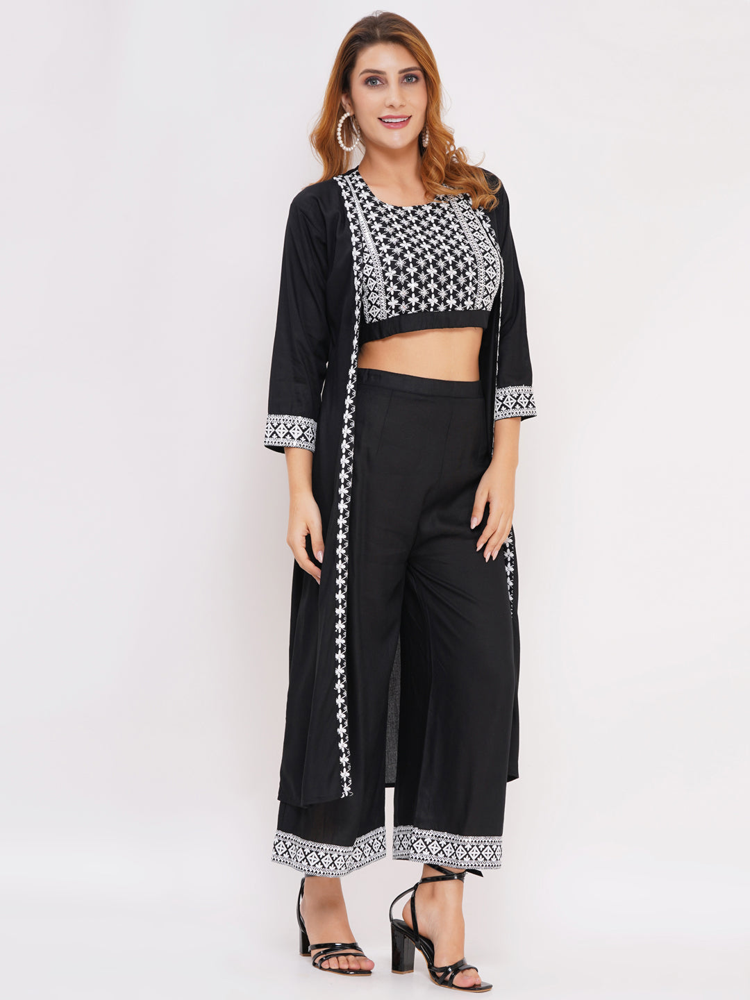 Women's 3-Piece Outfit Set Black