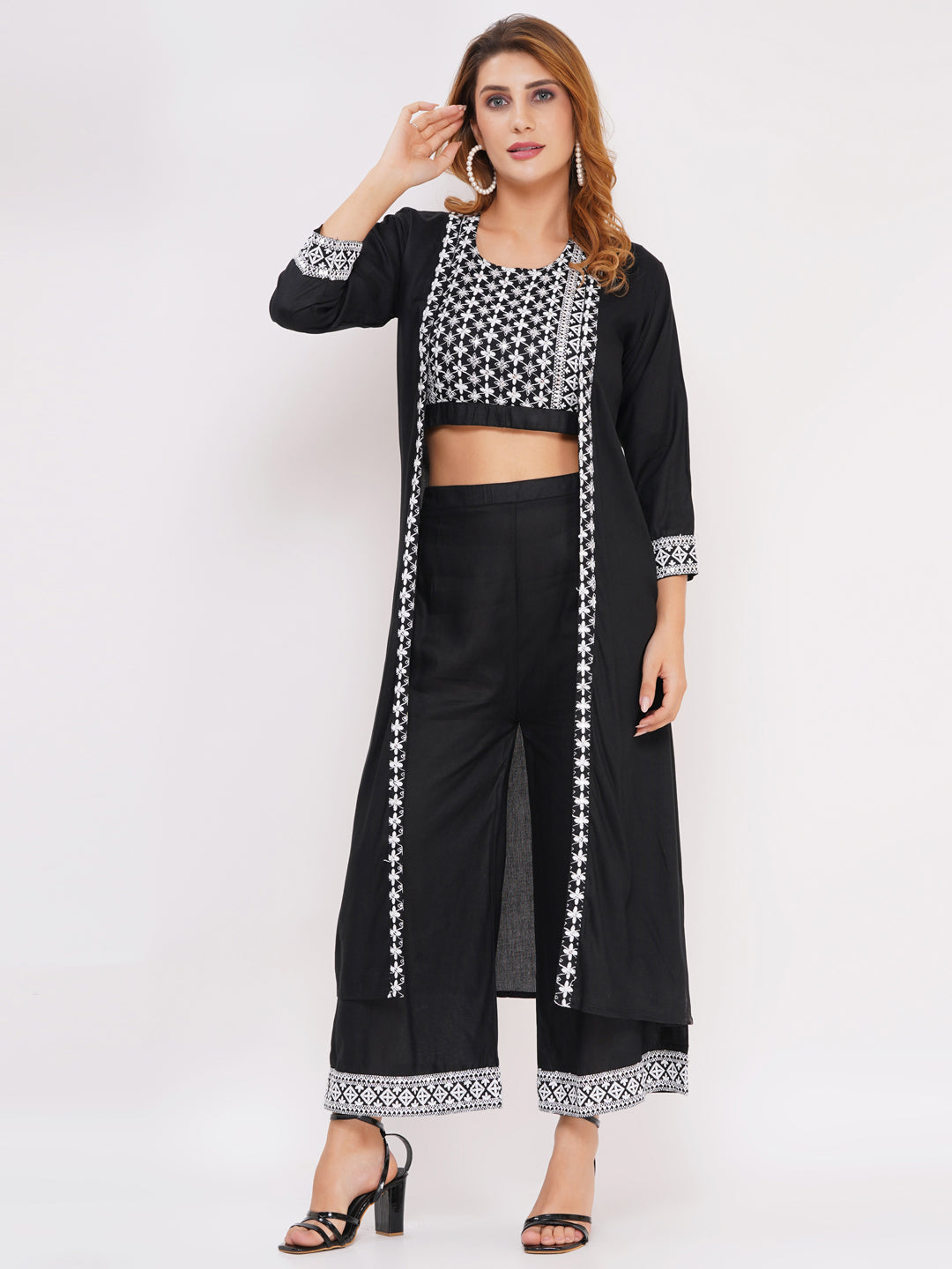 Women's 3-Piece Outfit Set Black