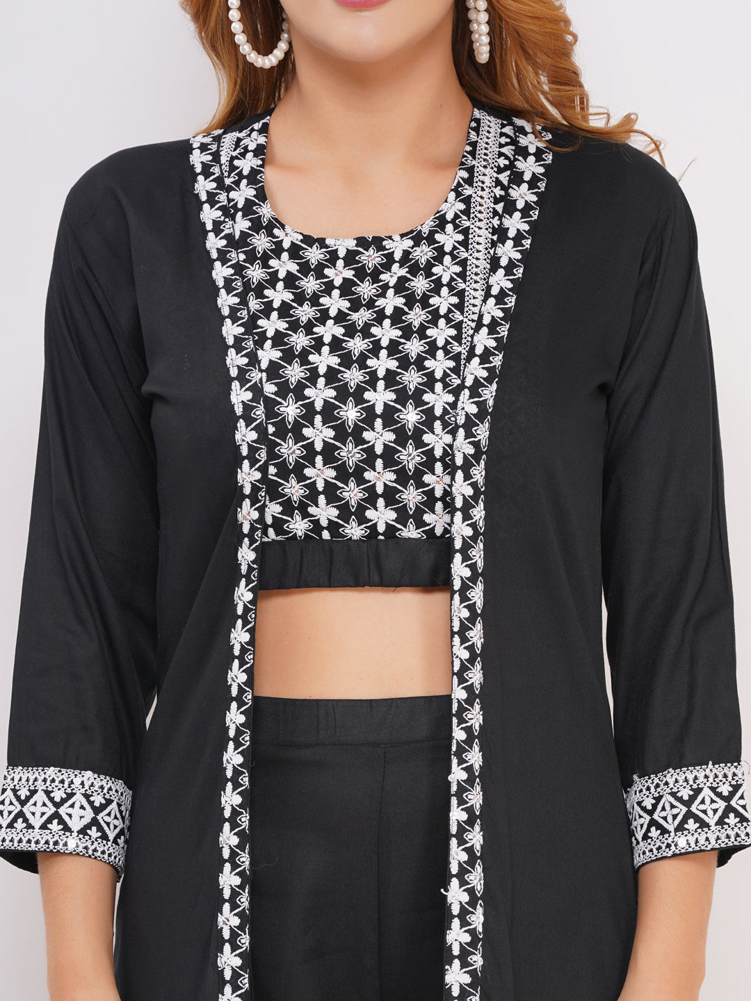 Women's 3-Piece Outfit Set Black
