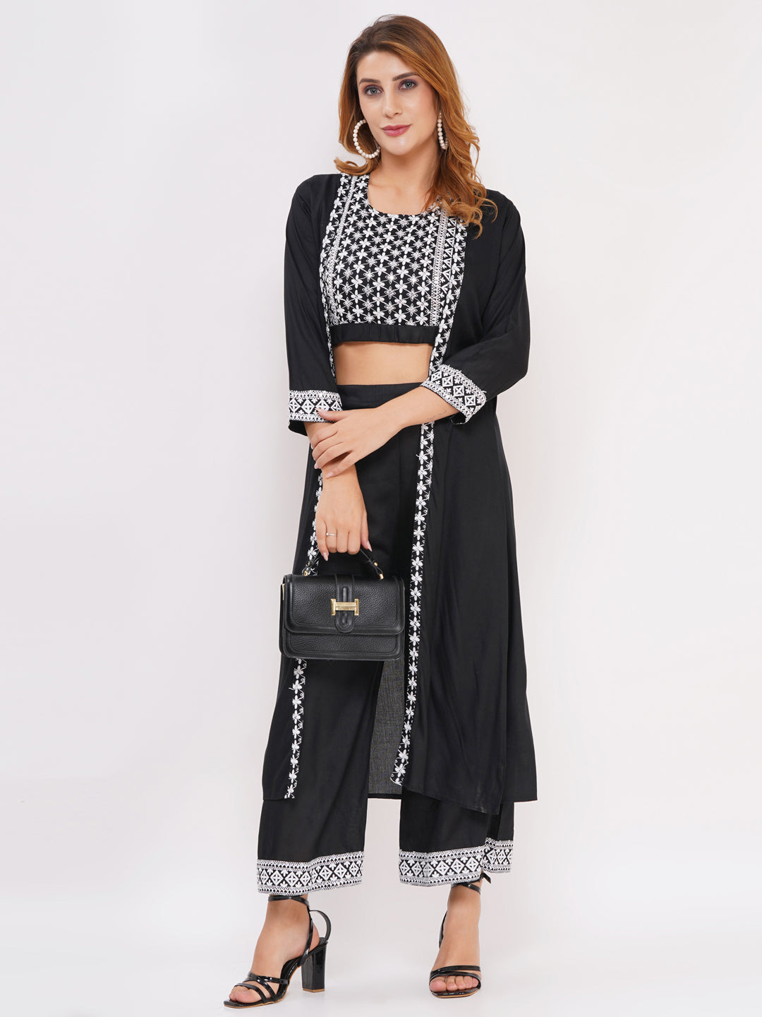 Women's 3-Piece Outfit Set Black