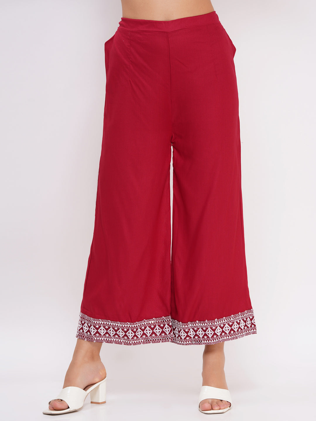 Women's 3-Piece Outfit Set Maroon