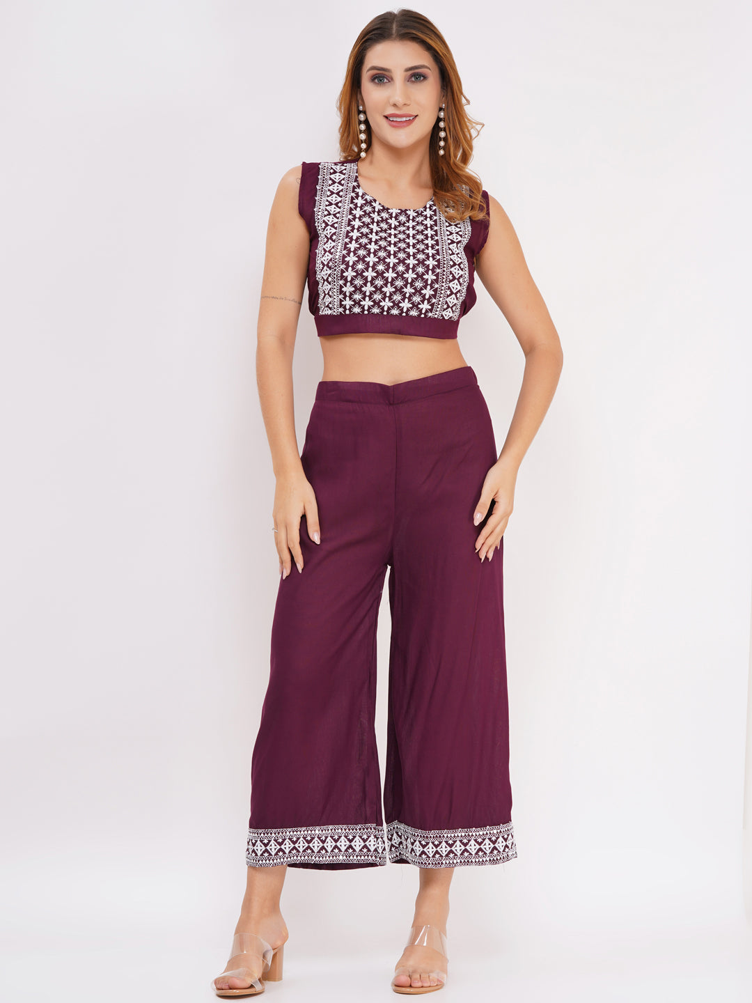 Women's 3-Piece Outfit Set Purple