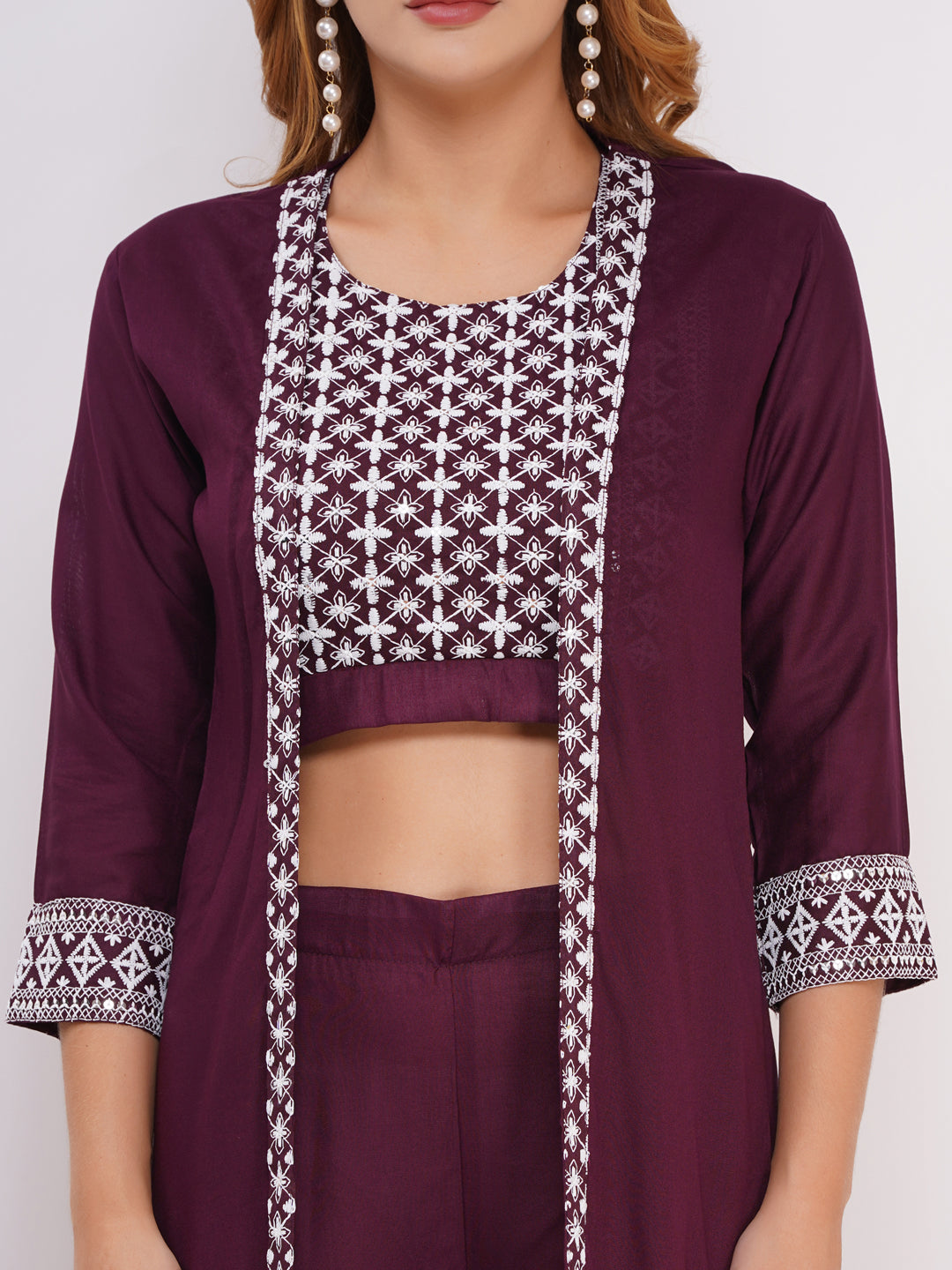 Women's 3-Piece Outfit Set Purple