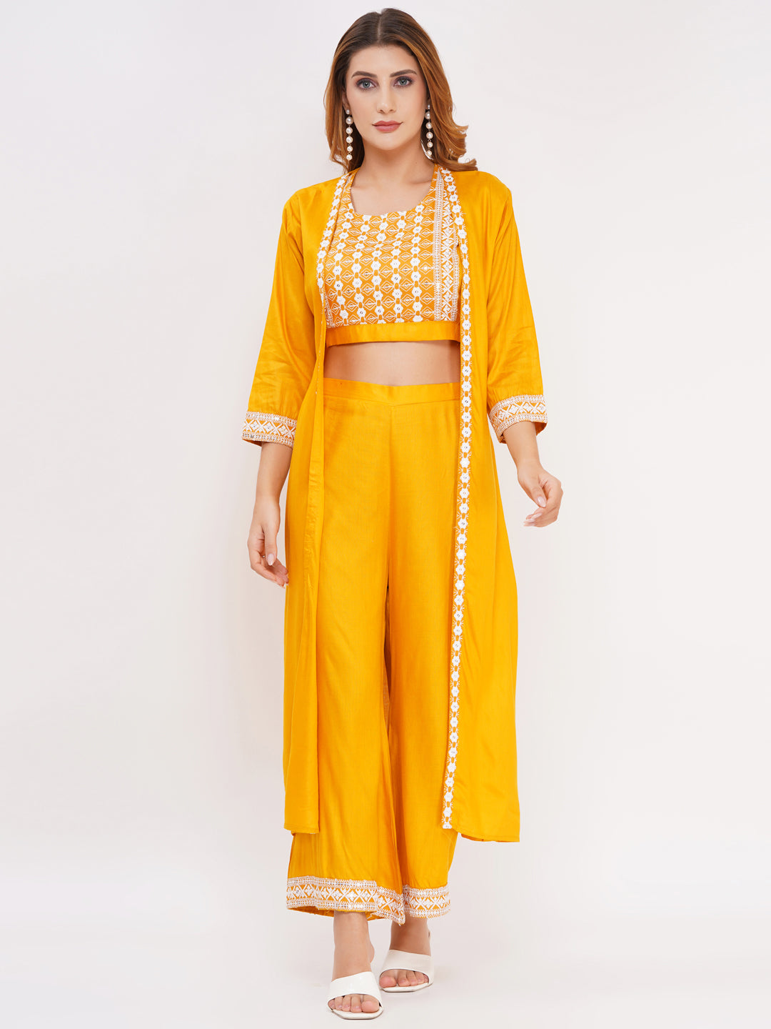 Women's 3-Piece Outfit Set Yellow