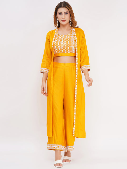 Women's 3-Piece Outfit Set Yellow