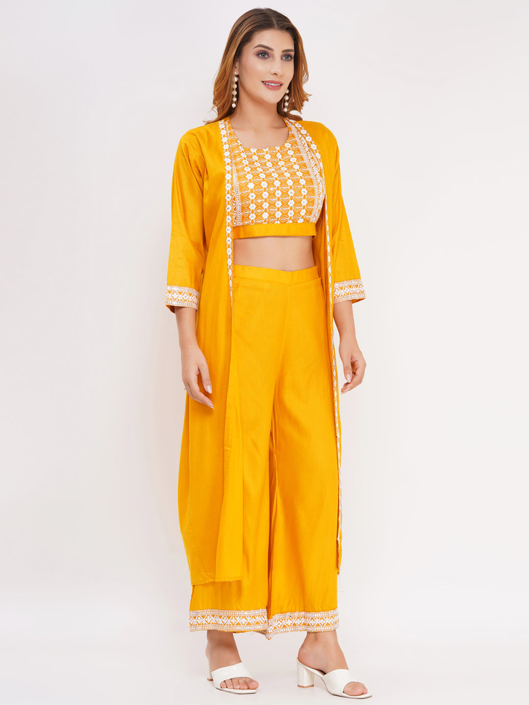 Women's 3-Piece Outfit Set Yellow