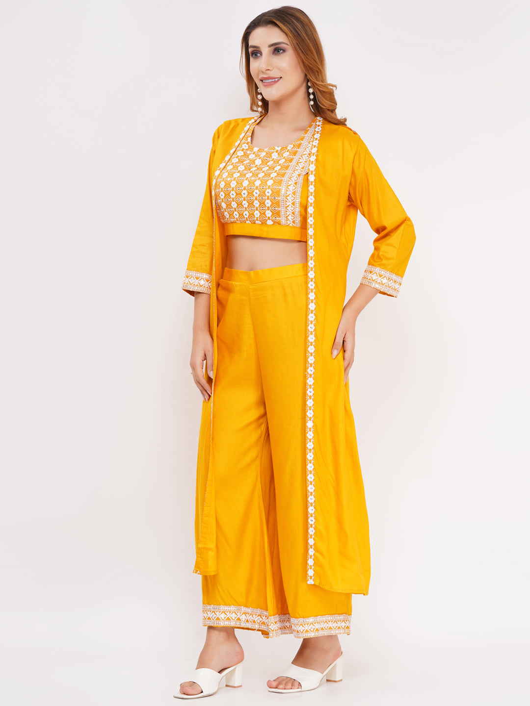 Women's 3-Piece Outfit Set Yellow